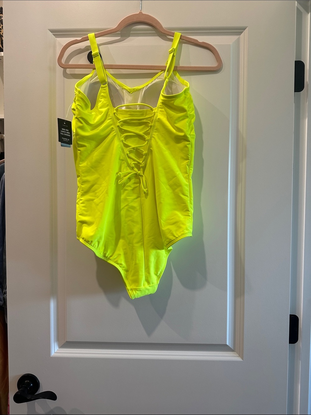 torrid Neon Yellow One-Piece Swimsuit - Picture 2 of 2